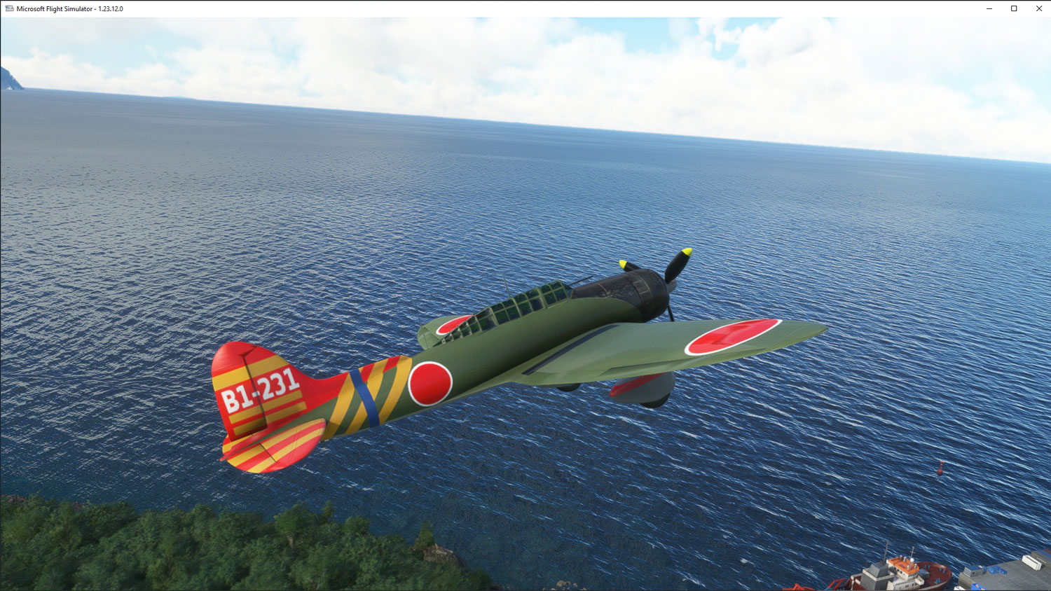 Romantic Wings - Legendary Aircraft Pack 1 - A6M5 'Zero' & A6M-N 'Rufe' MSFS